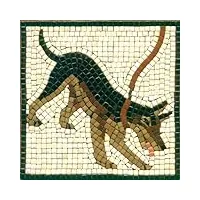 créez une Œuvre d'art avec notre kit mosaique loisir creatif adulte, carré de 15cm chien