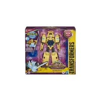 transformers bumblebee cyberverse adventures - robot électronique trooper bumblebee 14 cm - jouet transformable 2 en 1 has5010993662654